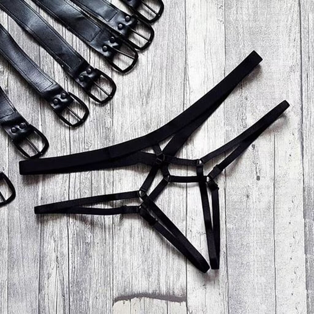 After Dark Strappy Harness Lingerie