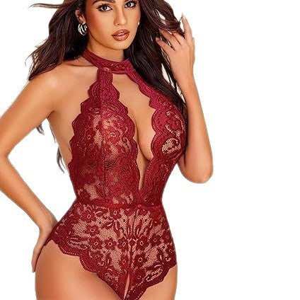 Curves Unleashed Lace Lingerie Set, Plus Size 2X-3X