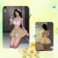 Honey Bunny Plush Lingerie Costume Set