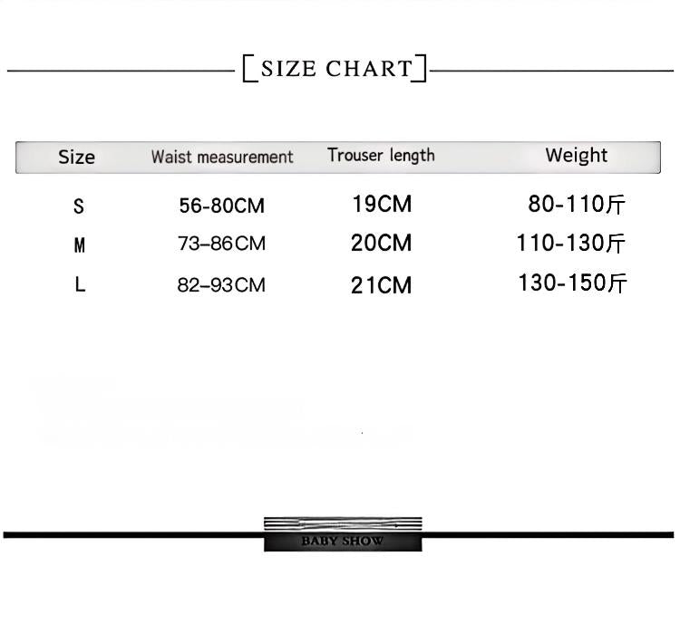 Lace open crotch thong size chart – S M L