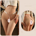 Heart Charm Beaded Thong